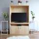 Tv-Schrank, Holzschrank, Bauholz, Kiefer